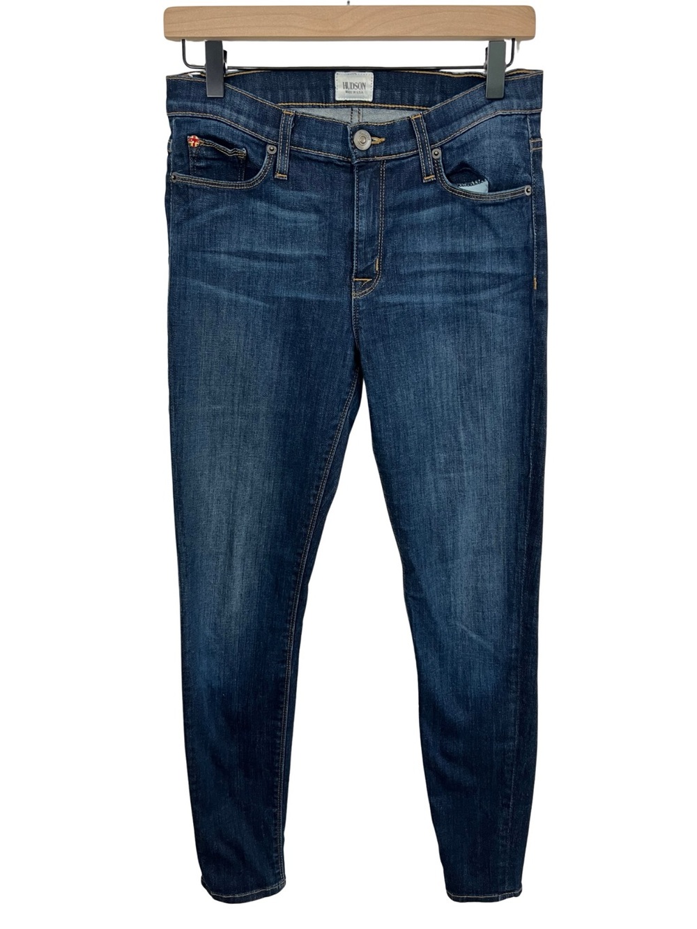 Hudson Nico Super Skinny Jeans Womens Size 28 Dark Wash Stretch Denim